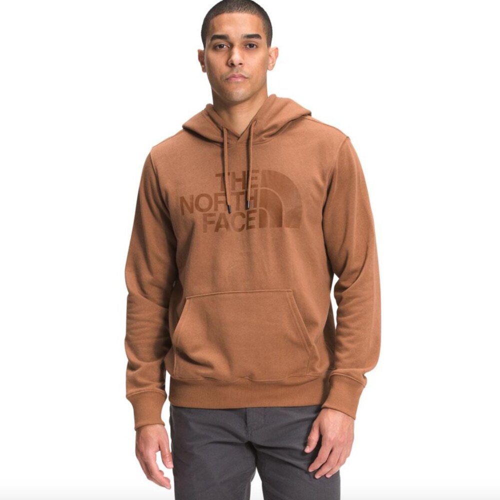 The North Face Half Dome Pullover Hoodie - Men’s Large, Pinecone Brown